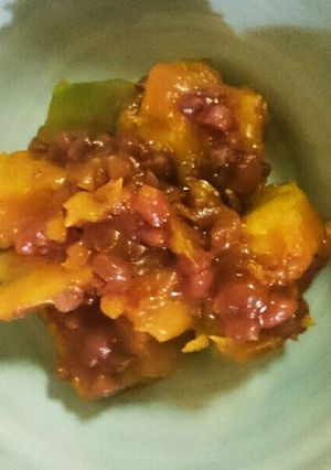 かぼちゃの小豆煮-レシピのメイン写真