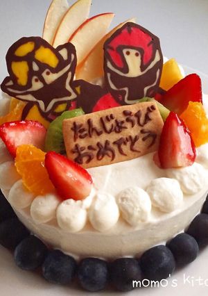 ニンニンジャー♡キャラケーキ-レシピのメイン写真