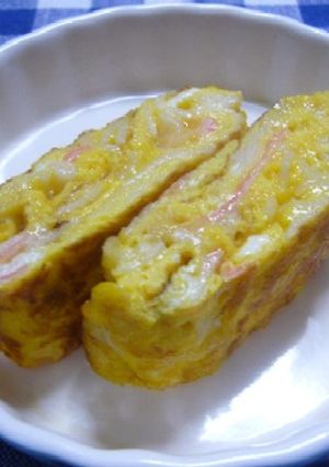お弁当に♪カニカマ卵焼き-レシピのメイン写真