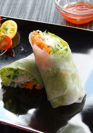 愛彩菜の生春巻き-レシピのメイン写真