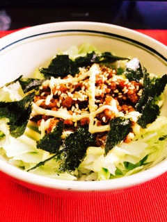 【簡単】挽肉の焼肉風丼【短時間】-レシピのメイン写真