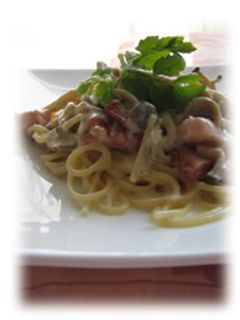 柚子コショウ風味のクリームパスタ-レシピのメイン写真