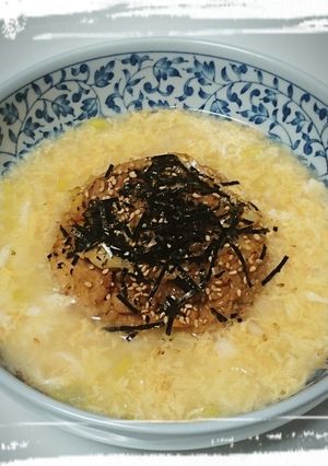 コチュジャンと卵のピリ辛スープチャーハン-レシピのメイン写真