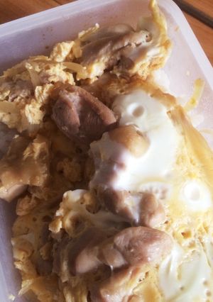 がっつり男子の親子丼弁当-レシピのメイン写真