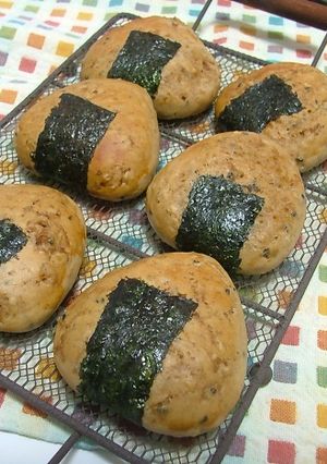 ご飯派も喜ぶ?!玄米焼きおにベーグル♪-レシピのメイン写真
