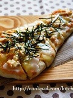 ナンちゃってピザ③もち明太ツナマヨ-レシピのメイン写真