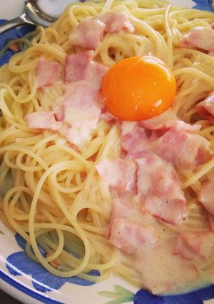 生クリームなし 簡単カルボナーラ-レシピのメイン写真