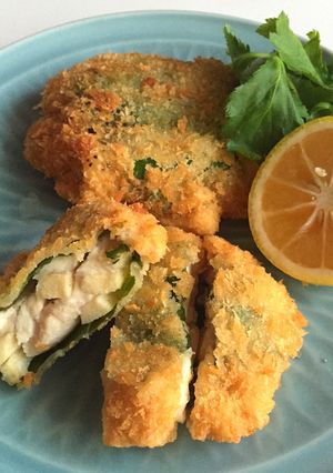 節約！鶏胸肉と高野豆腐でＢＩＧチキンカツ-レシピのメイン写真