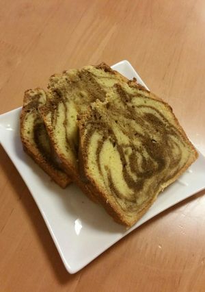 マーブルパウンドケーキ-レシピのメイン写真