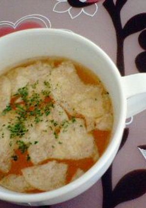 ポテチで簡単コンソメカップスープ♪-レシピのメイン写真