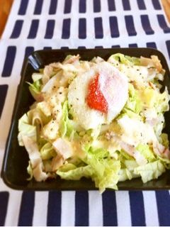 白菜とベーコンのシーザーサラダ-レシピのメイン写真