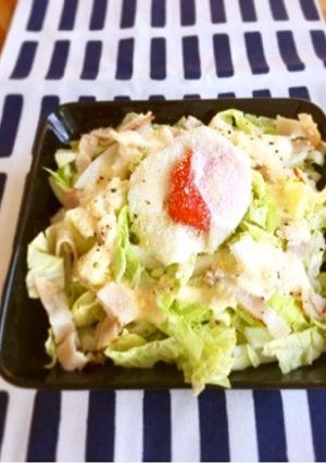 白菜とベーコンのシーザーサラダ-レシピのメイン写真