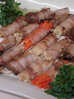 野菜ときのこの豚肉巻き♪-レシピのメイン写真