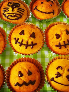 ハロウィンに!かぼちゃマフィン!-レシピのメイン写真
