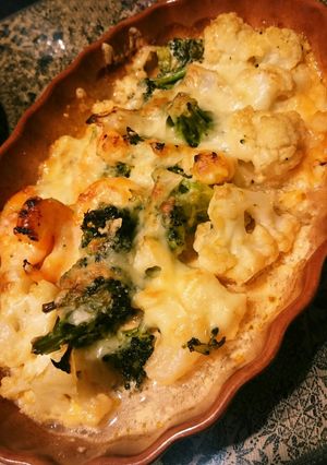 グラタン風☆エビマヨ-レシピのメイン写真