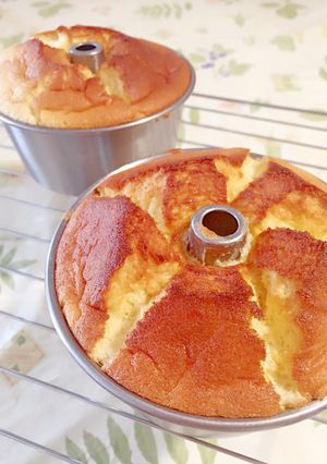 超簡単☆甘さ控えめにんじんシフォンケーキ-レシピのメイン写真