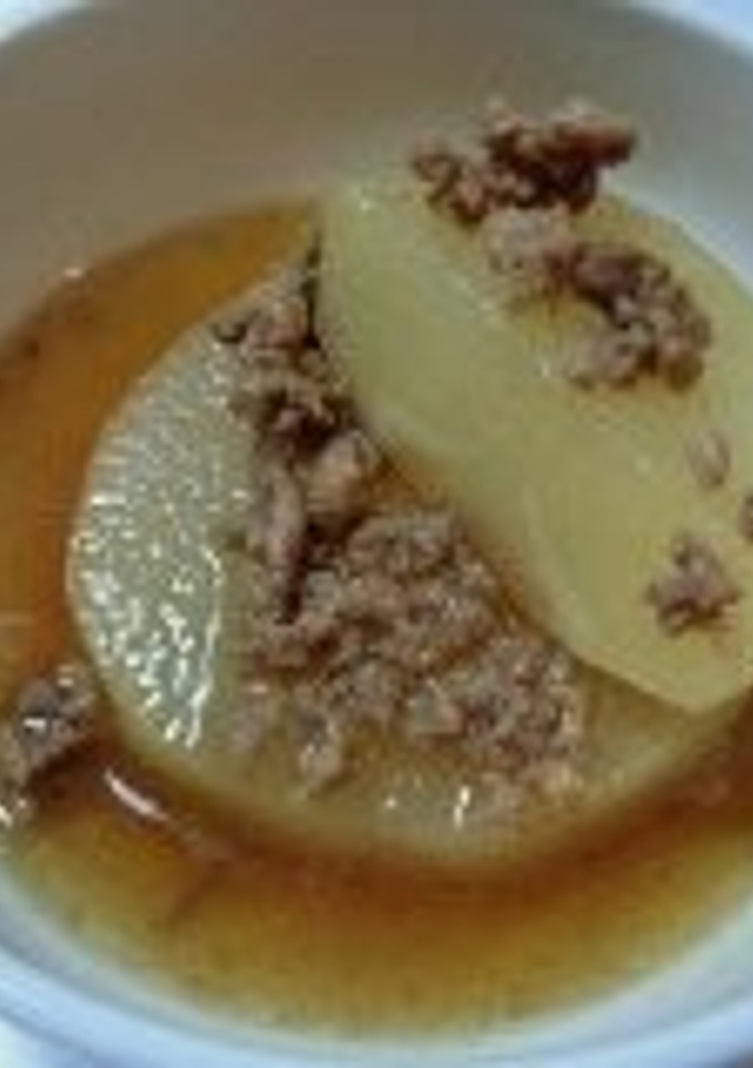 大根とりそぼろ煮-レシピのメイン写真