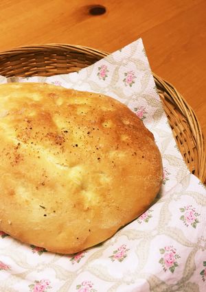 一次発酵のみ☆手ごねでも簡単フォカッチャ-レシピのメイン写真