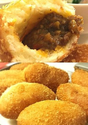 寒い時こそ♡アツアツとろりんカレーパン-レシピのメイン写真