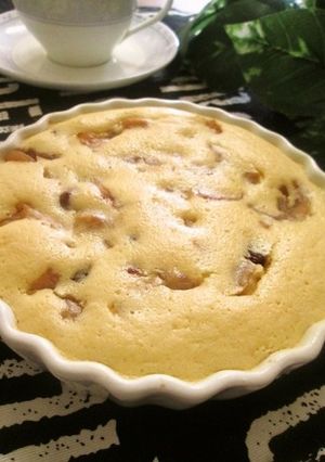 好評☆煮りんご入りチーズケーキ-レシピのメイン写真
