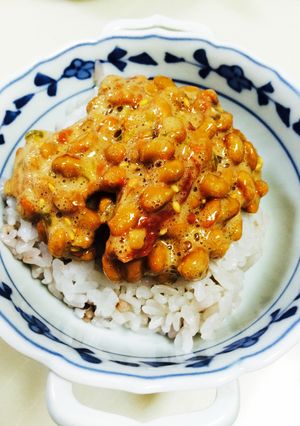 私の大好きな納豆の食べ方♡-レシピのメイン写真