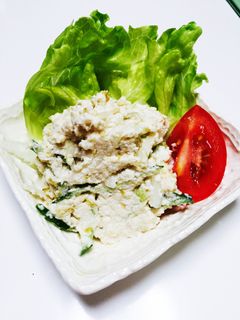 海苔の佃煮入☆おからサラダ-レシピのメイン写真