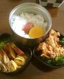 エリンギとえのき茸の天ぷら弁当