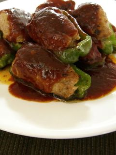 ピーマンの肉詰め-レシピのメイン写真