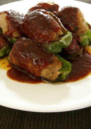ピーマンの肉詰め-レシピのメイン写真