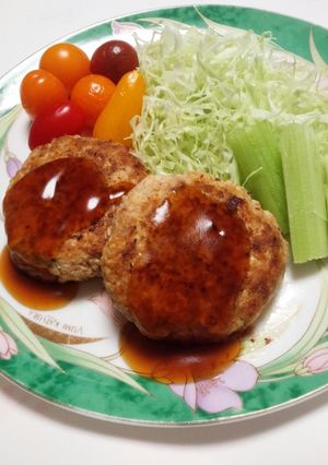 豆腐ハンバーグ☆あんかけソース-レシピのメイン写真