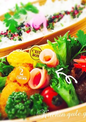 お弁当のすきまに、巻いただけのハム-レシピのメイン写真