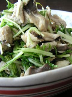 水菜ときのこの煮びたし-レシピのメイン写真