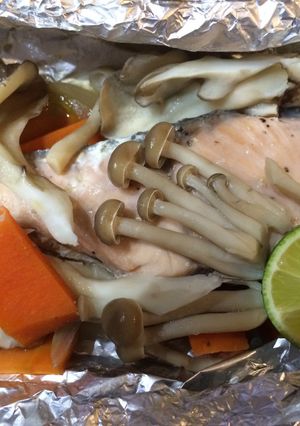 簡単★鮭 ホイル焼き-レシピのメイン写真