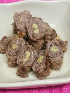 本わさびの牛肉巻き-レシピのメイン写真