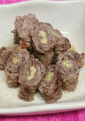 本わさびの牛肉巻き-レシピのメイン写真