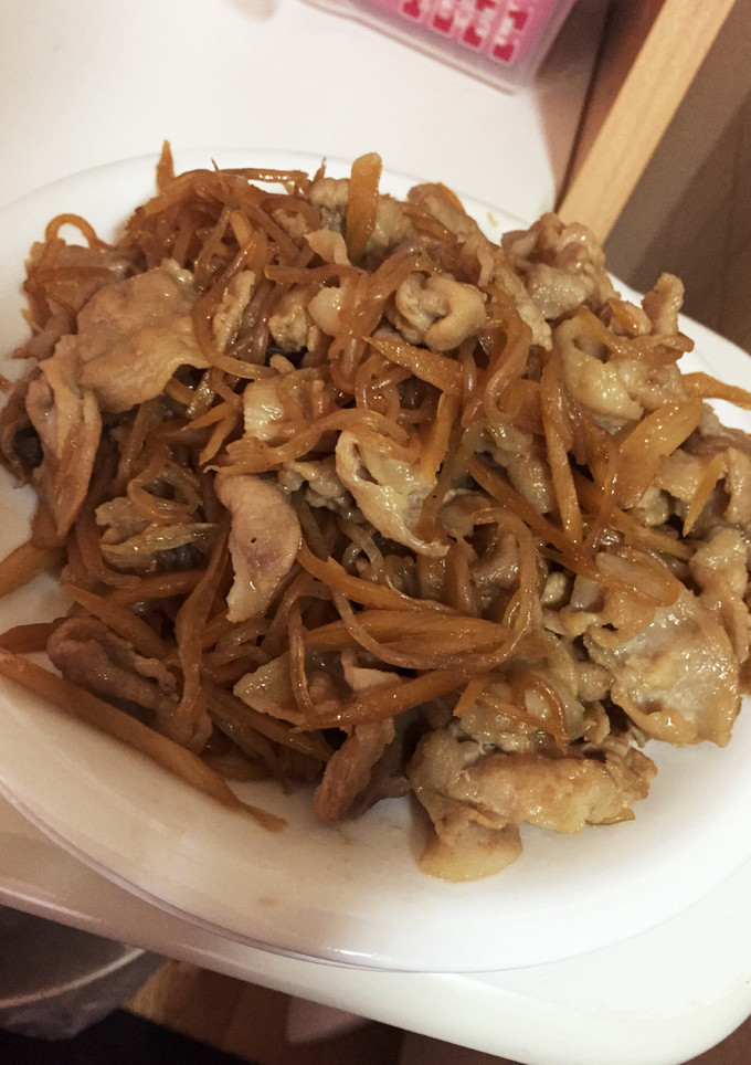 豚肉とごぼうの甘辛炒め-レシピのメイン写真