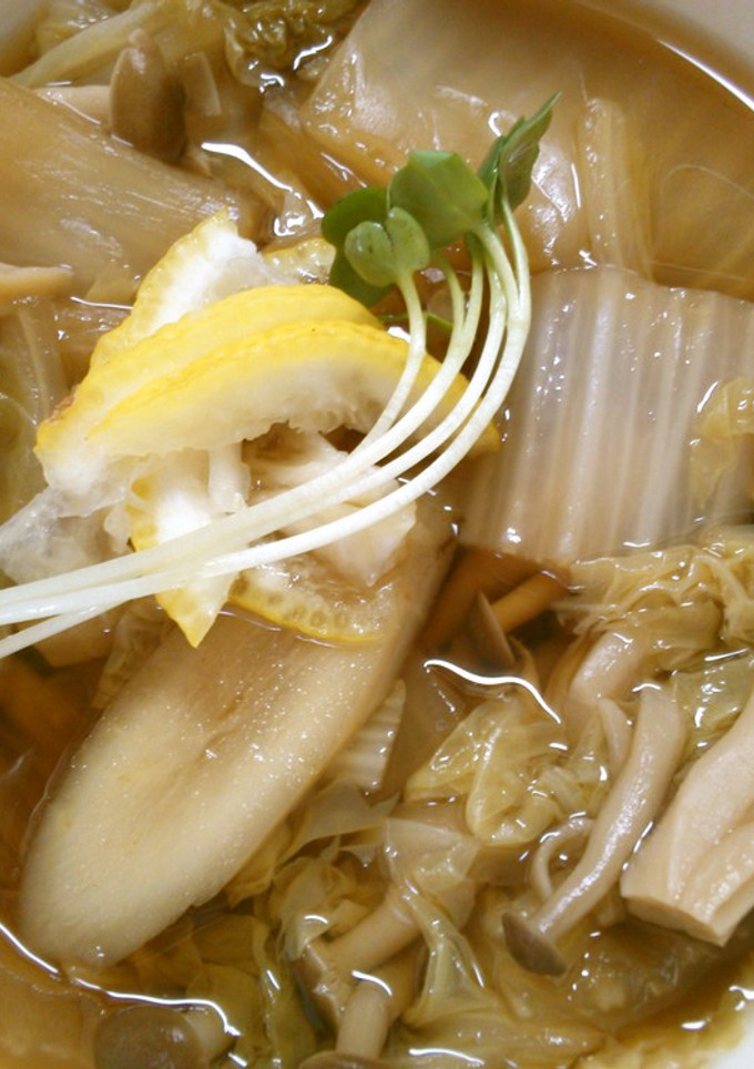 簡単♪ 白菜と ごぼう しめじの柚子煮♪-レシピのメイン写真