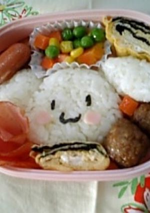 シナモロールのお弁当 キャラ弁-レシピのメイン写真