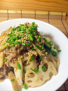 牛肉とレンコンの甘辛煮-レシピのメイン写真