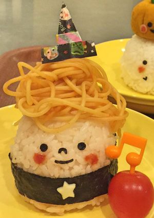 ハロウィン★ウィッチ★キャラおにぎり-レシピのメイン写真