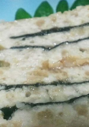 ナメタケつくねと海苔の重ね焼き-レシピのメイン写真