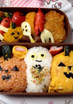 ハロウィン☆オムライス弁当-レシピのメイン写真