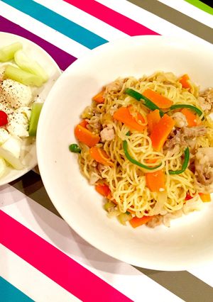 カンタン☆塩麹 彩り焼きそば-レシピのメイン写真