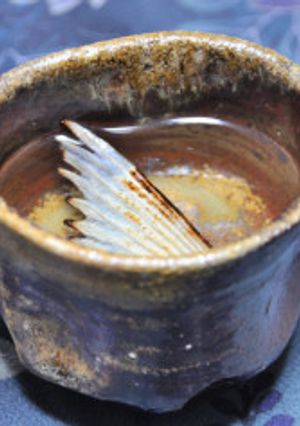 鮭釣り人に捧ぐ ☆ 鮭の “ひれ酒”-レシピのメイン写真