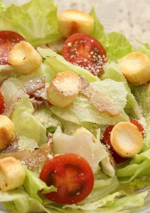 ＊カリカリ麩のクルトン入り＊BLTサラダ-レシピのメイン写真