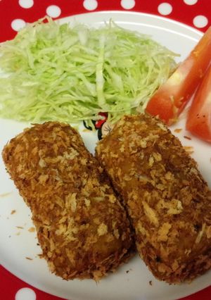 甘〜い♡かぼちゃとひき肉のコロッケ♪-レシピのメイン写真