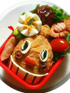 キャラ弁 おいなりさんで「ねば~る君」-レシピのメイン写真
