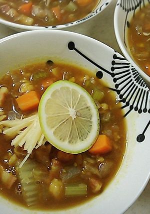 ひよこ豆のカレースープ-レシピのメイン写真