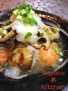 揚げ鮭と里芋のみぞれ煮-レシピのメイン写真