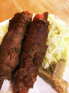 肉巻きごぼにんじ-レシピのメイン写真